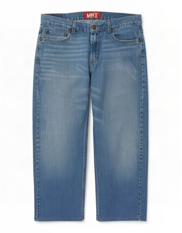Levi's Boys 514 Straight Jeans 15-16 Years W34 L24 Blue Cotton