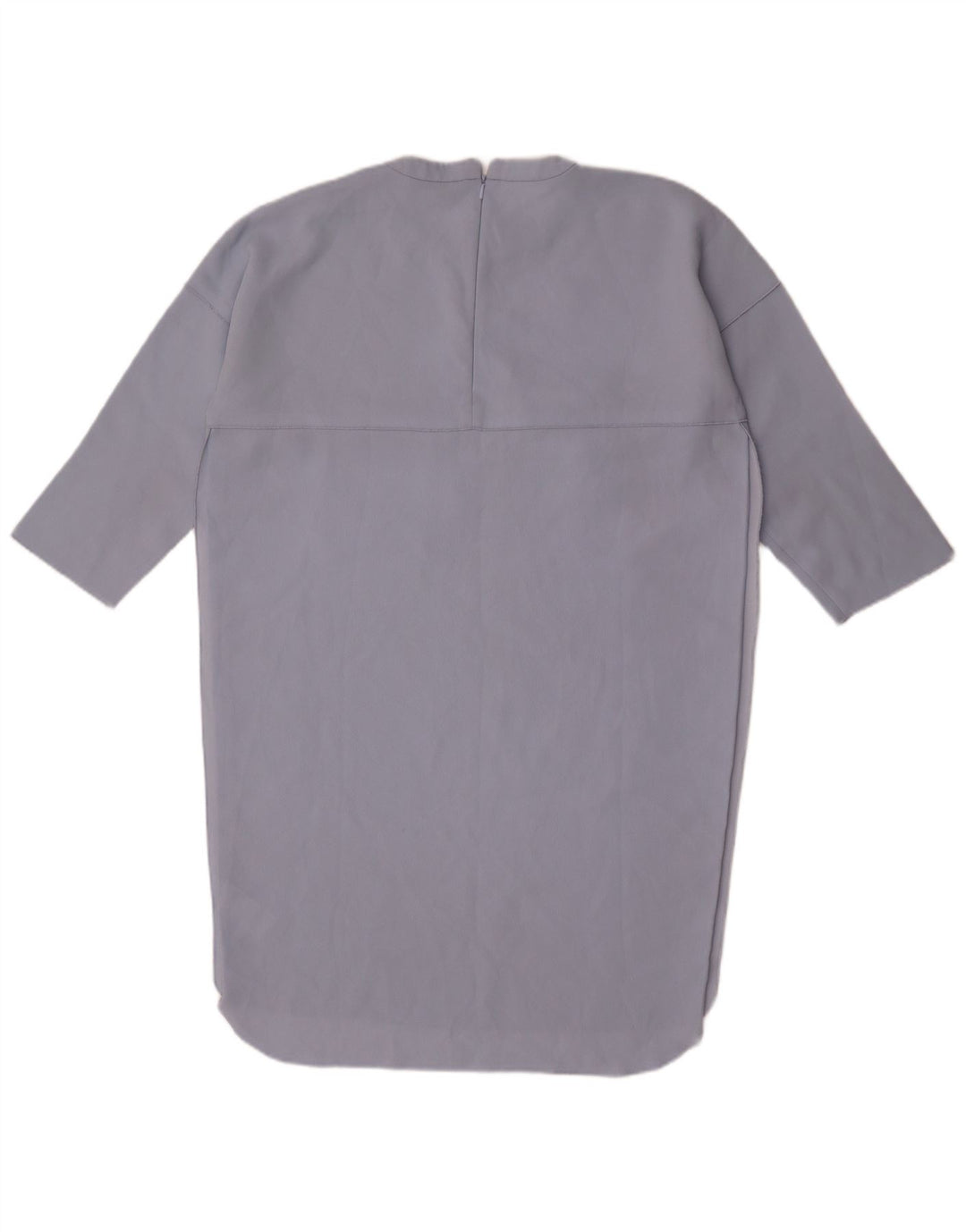 Whistles Vestido feminino manga 3/4 oversized Shift Reino Unido 10 pequeno azul