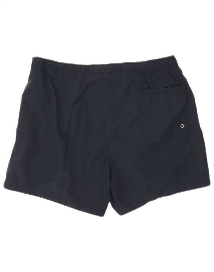 Shorts de natação masculino Champion grande poliamida listrada azul marinho