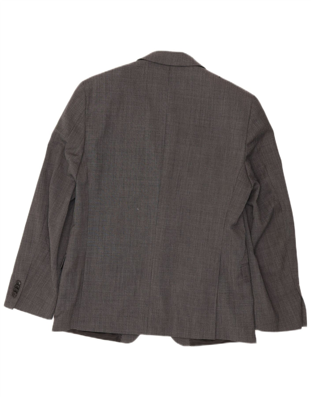 Tommy Hilfiger Jaqueta blazer masculina de 2 botões UK 42 XL cinza xadrez lã