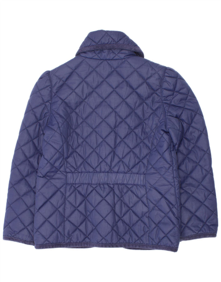 Jaqueta acolchoada Polo Ralph Lauren para meninas 5-6 anos azul marinho poliéster