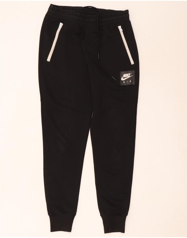 Nike Mens Treino Calças Joggers Pequeno Poliéster Preto
