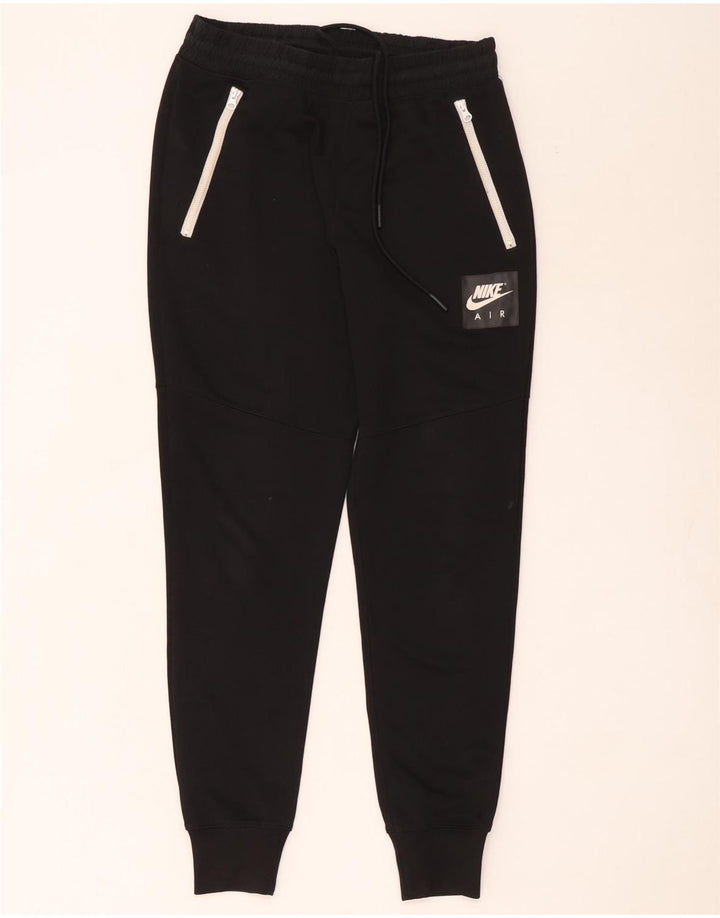 Nike Mens Treino Calças Joggers Pequeno Poliéster Preto