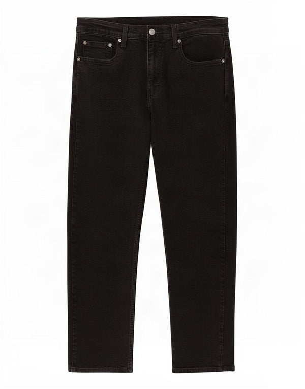 Levi's Masculino 502 Tapered Jeans W33 L34 Algodão Preto