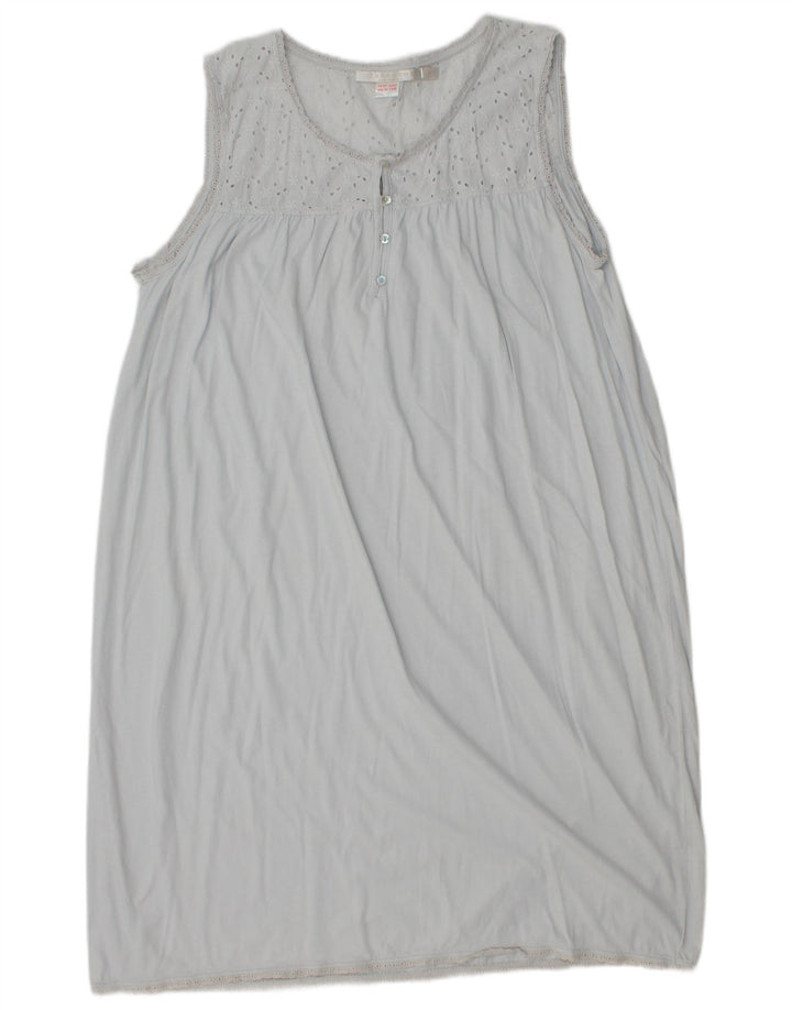 Vestido feminino sem mangas Zara UK 14 grande cinza