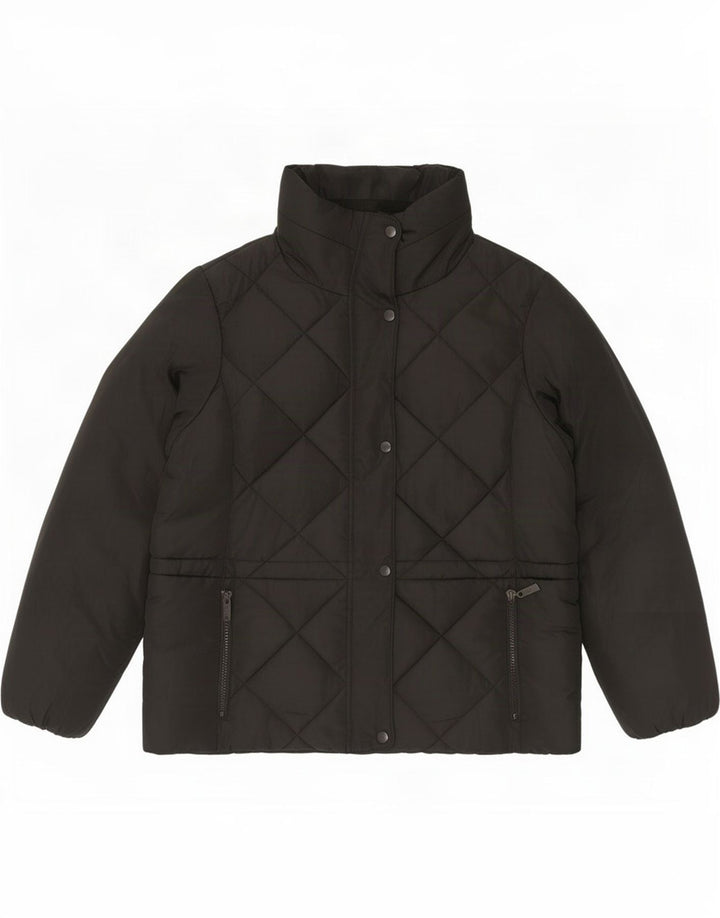 Jaqueta acolchoada feminina Marks & Spencer UK 22 3XL poliéster preto