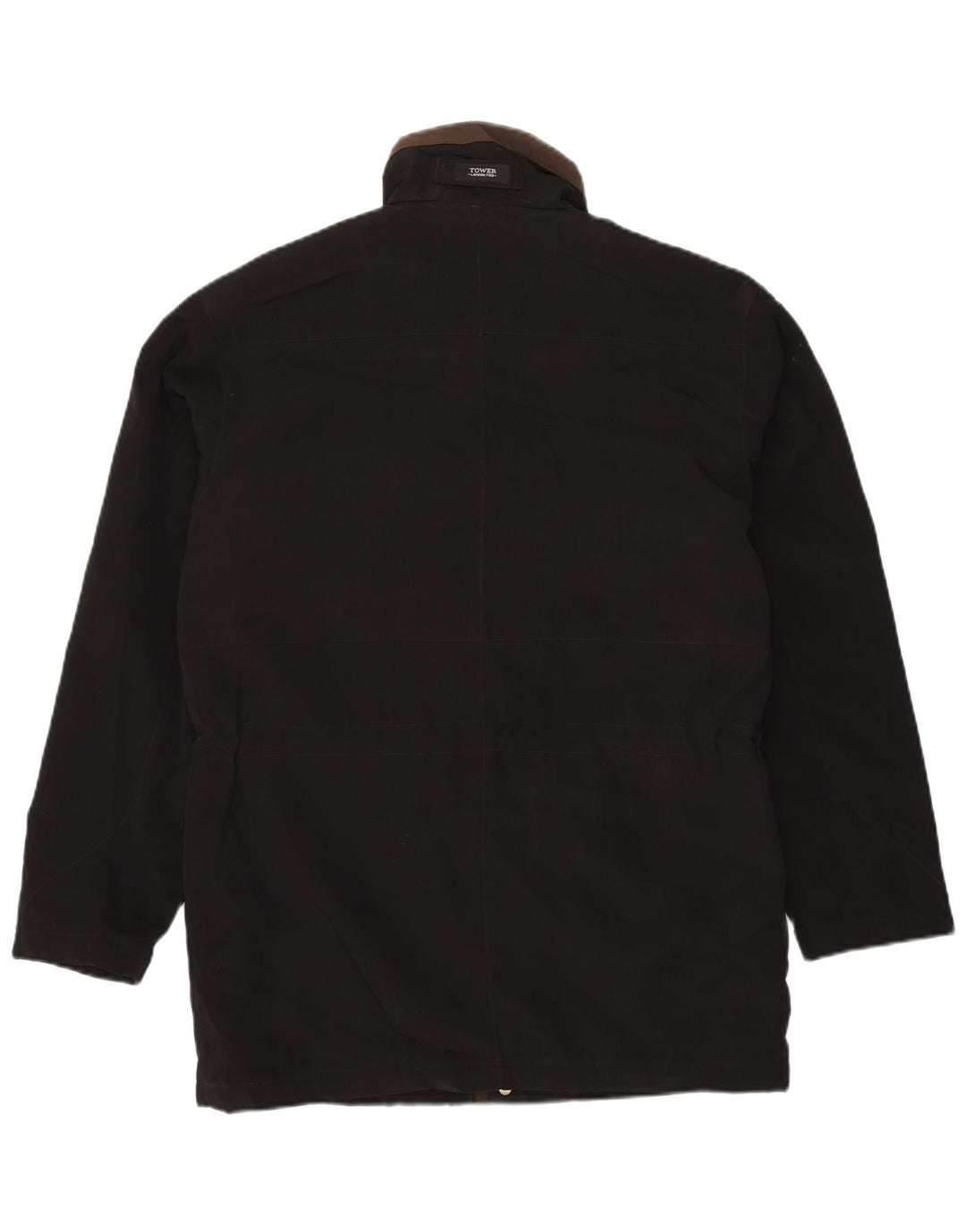 Jaqueta utilitária masculina LONDON FOG UK 38 poliéster preto médio