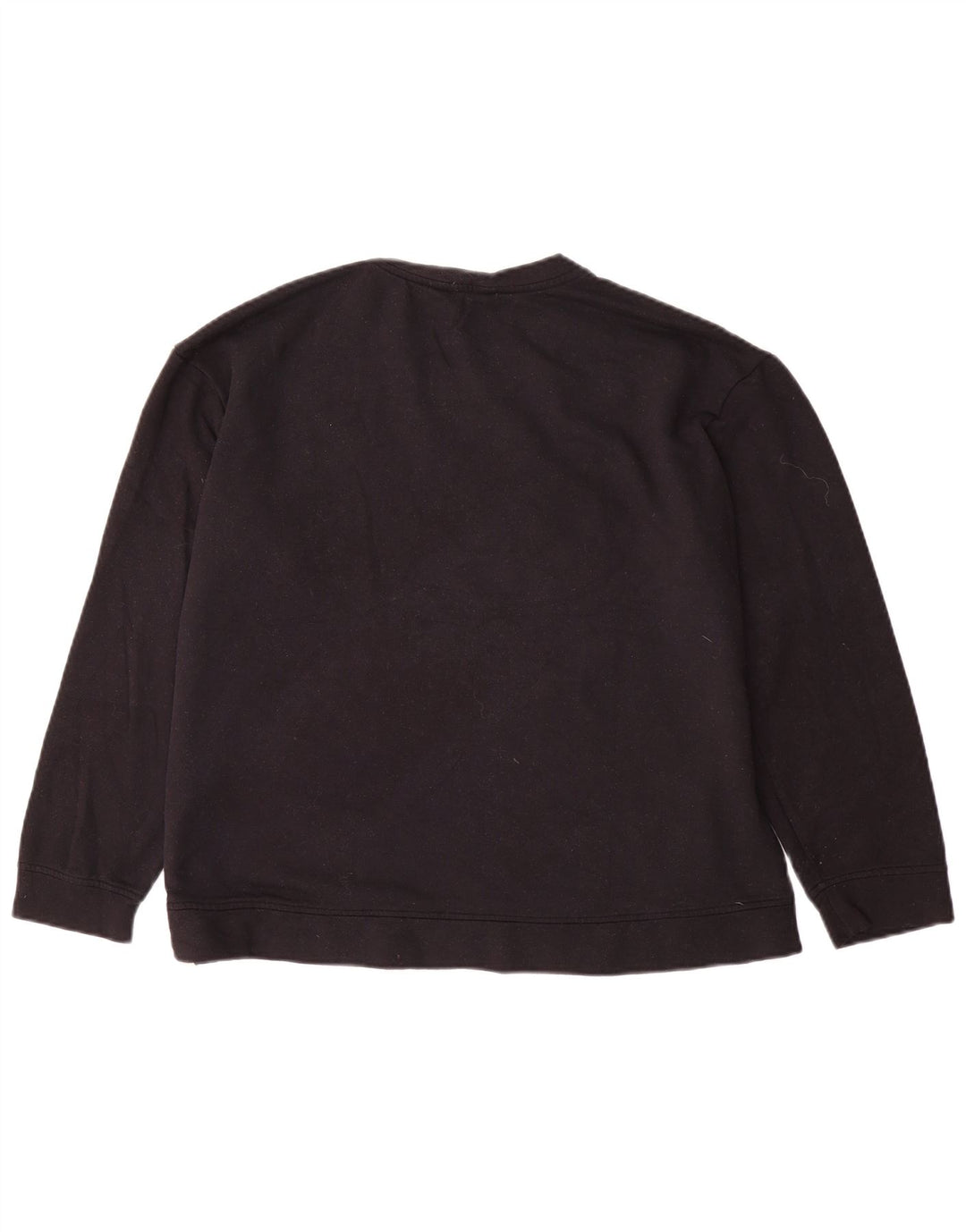 ORVIS moletom feminino jumper UK 16 grande preto modal