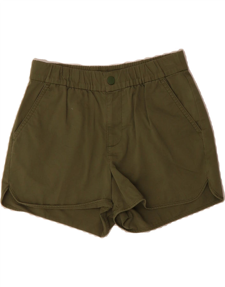 J. CREW Womens Chino Shorts XS W28 Green Cotton Vintage J. Crew and Second-Hand J. Crew from Messina Hembry 
