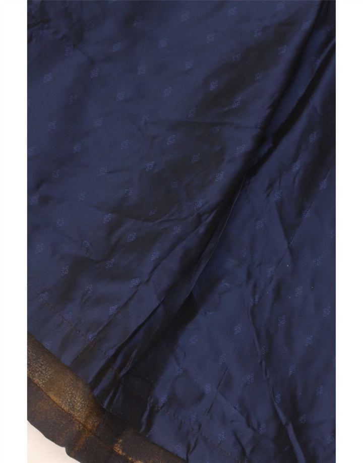 Sobretudo masculino vintage UK 38 médio azul marinho