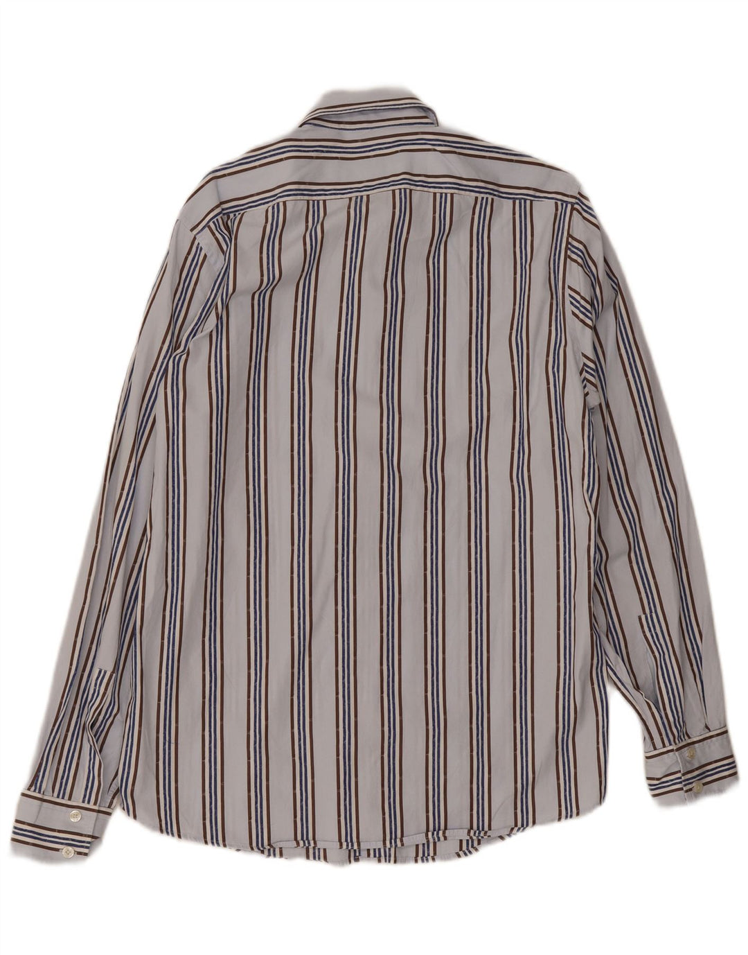 Camisa masculina Hugo Boss listrada azul média