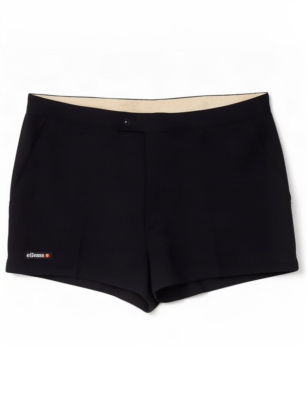 Shorts casuais masculinos Ellesse grande W36 poliéster azul marinho