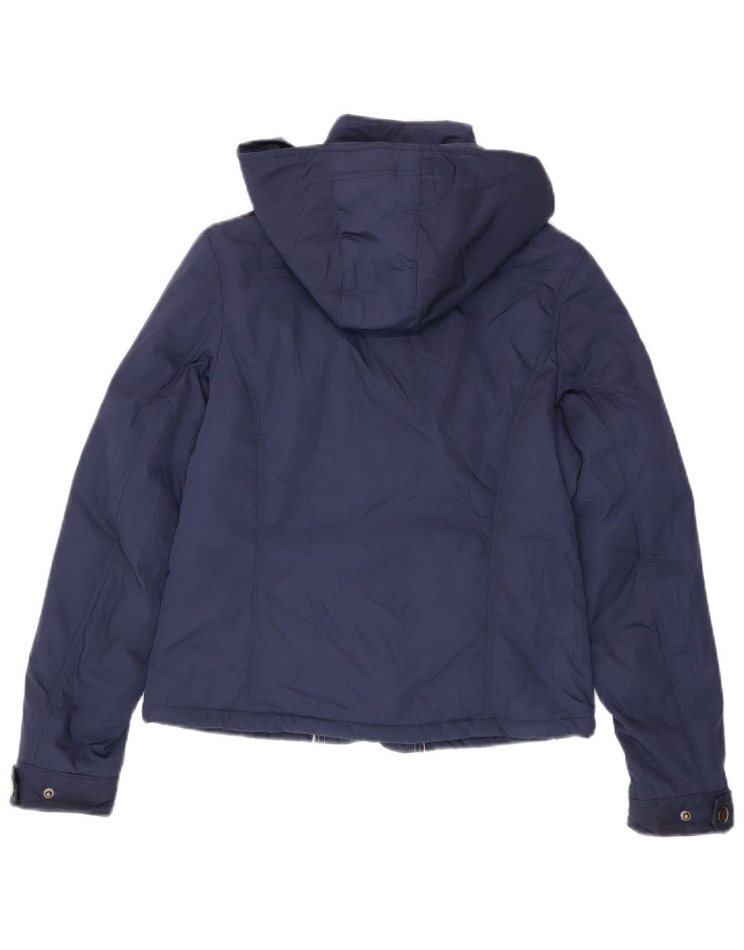 Jaqueta utilitária feminina com capuz Tommy Hilfiger Reino Unido 12 médio azul marinho
