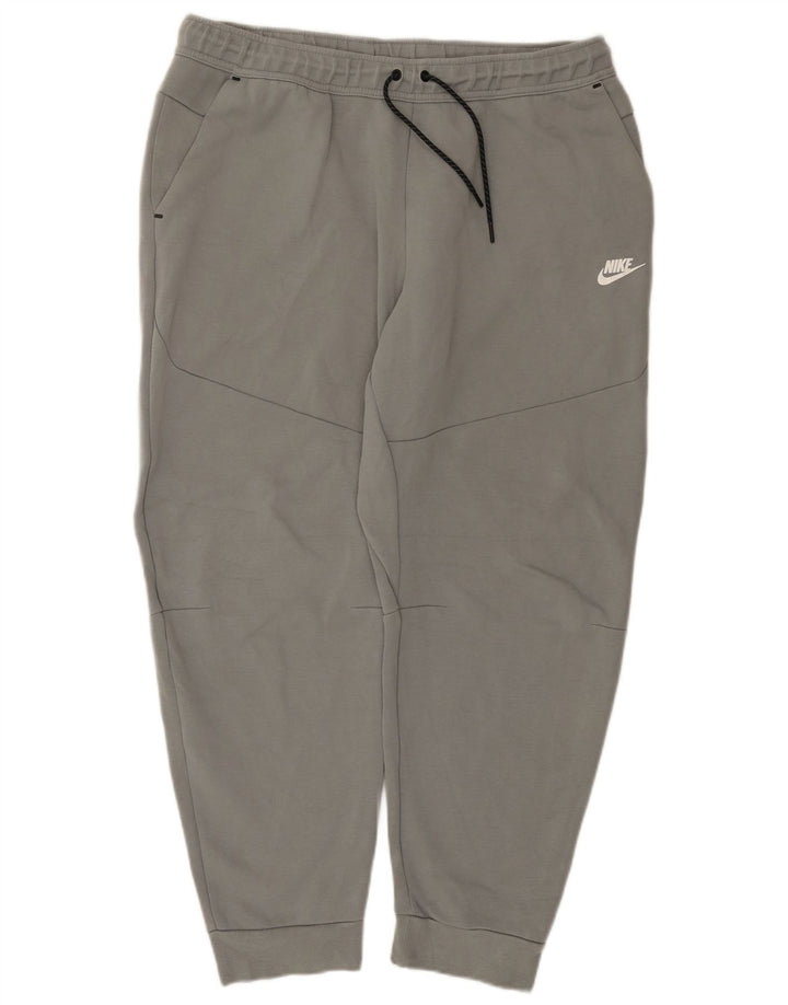 Calça de treino masculina Nike Joggers 2XL algodão cinza