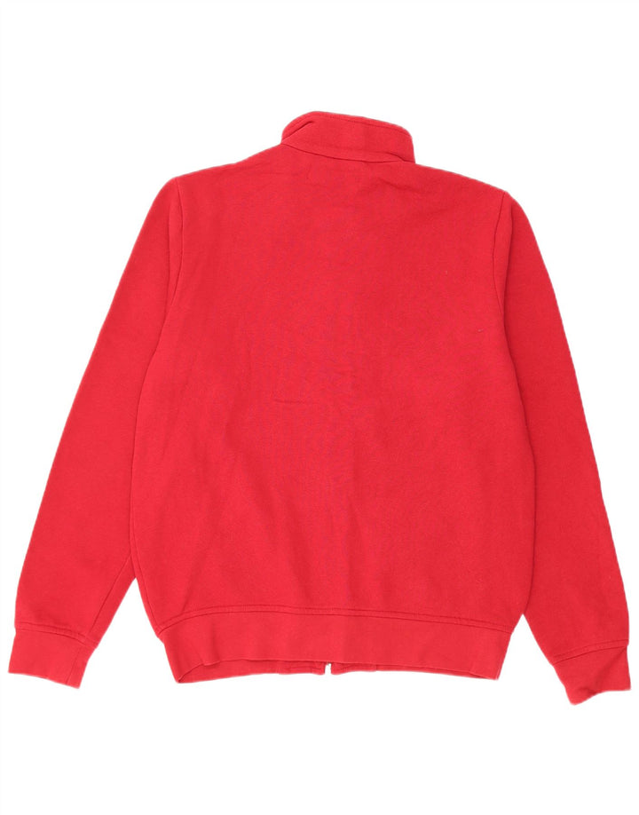 Kappa Mens Graphic Tracksuit Top Jacket Pequeno Algodão Vermelho