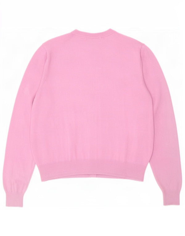 Suéter feminino cropped Marks & Spencer UK 18 XL Viscose rosa