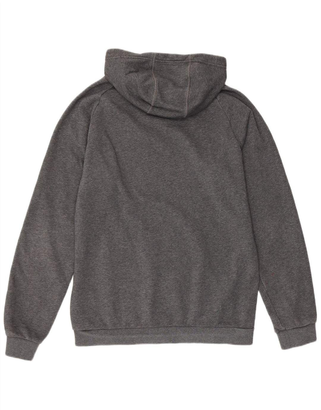 ADIDAS Mens Hoodie Jumper Médio Algodão Cinza