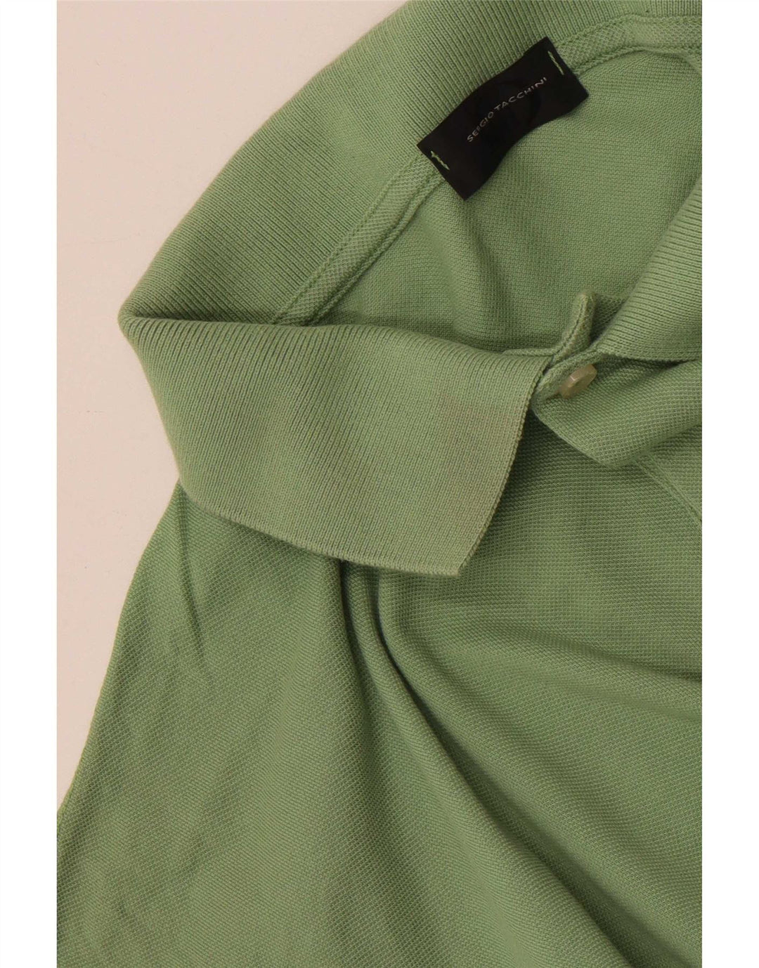Camisa polo masculina de manga comprida Sergio Tacchini 2XL verde