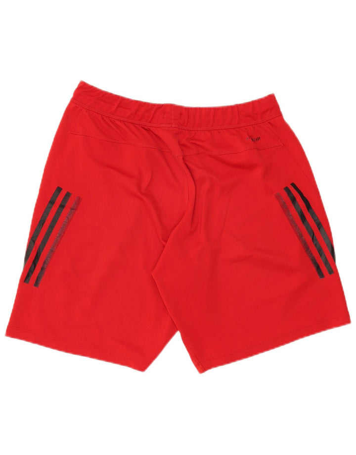 Adidas Mens Aeroready Sport Shorts Grande Poliéster Vermelho