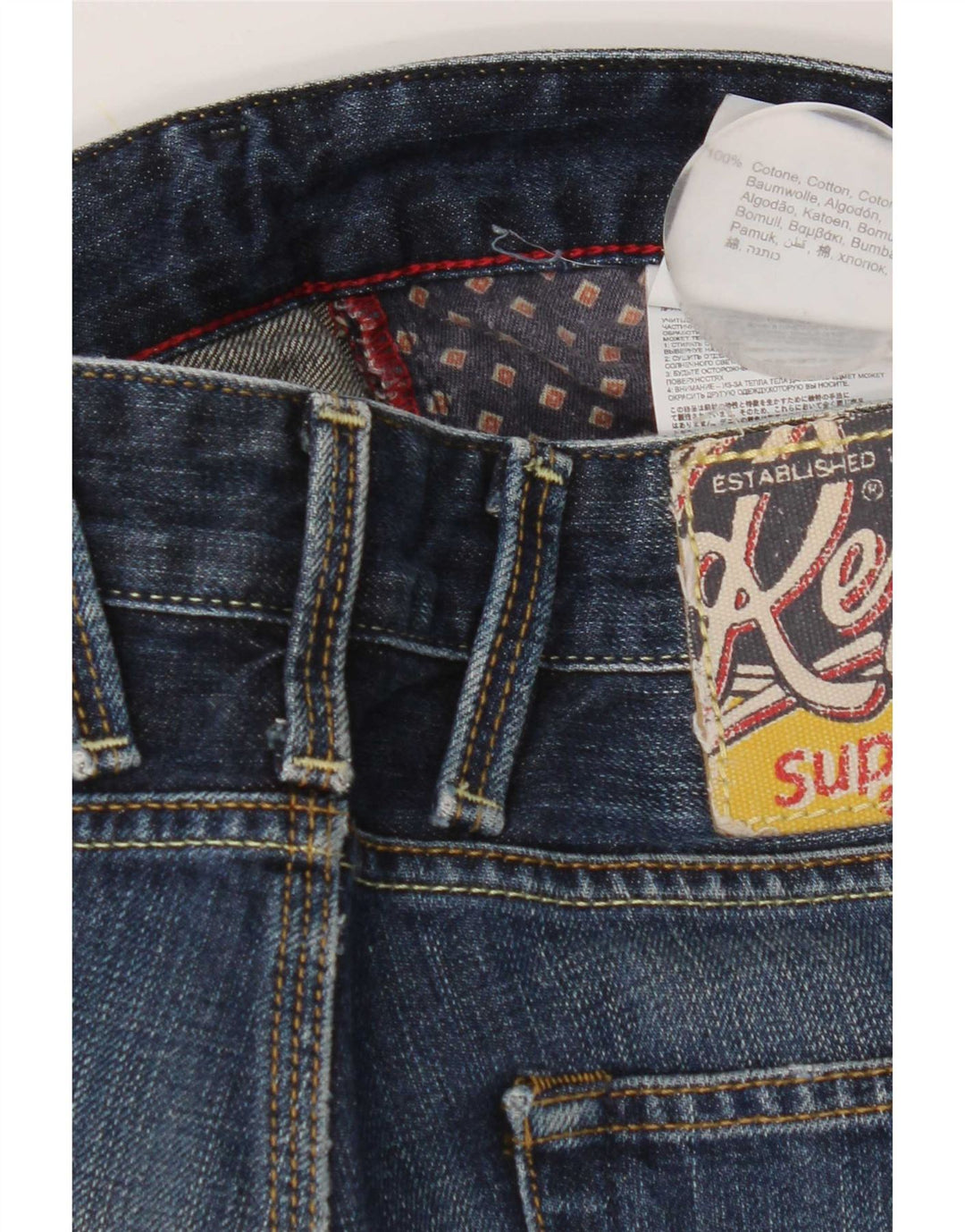 Replay Masculino Jeto Slim Jeans W34 L34 Azul Algodão