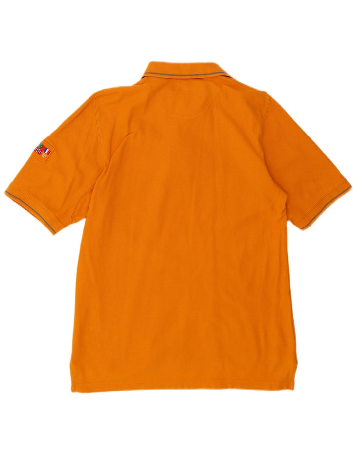 Camisa polo masculina TIMBERLAND médio algodão laranja