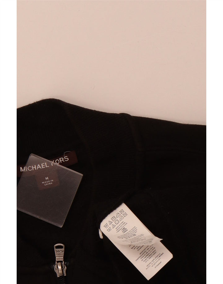 Jaqueta masculina de agasalho gráfico MICHAEL KORS de algodão preto médio