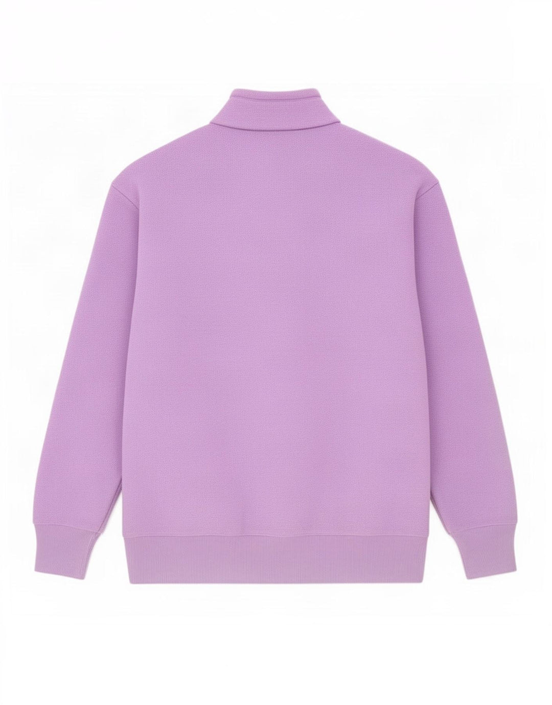 Jumper masculino Champion de lã com zíper e gola média poliéster roxo