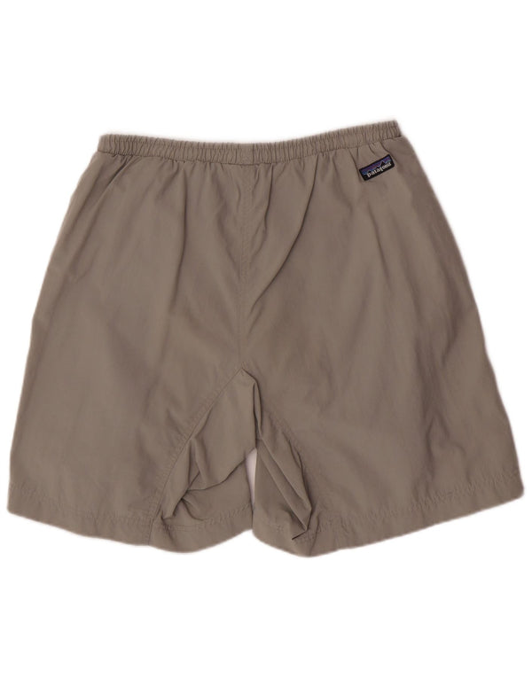 Patagonia Mens Sport Shorts Médio Cinza Nylon