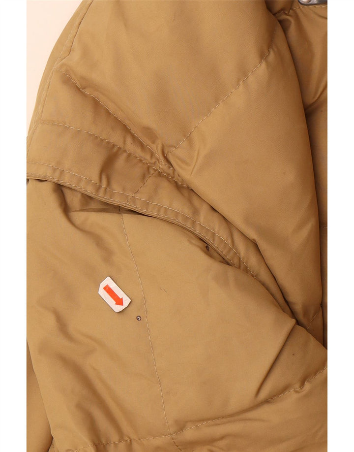 Jaqueta acolchoada masculina FAY UK 40 grande bege