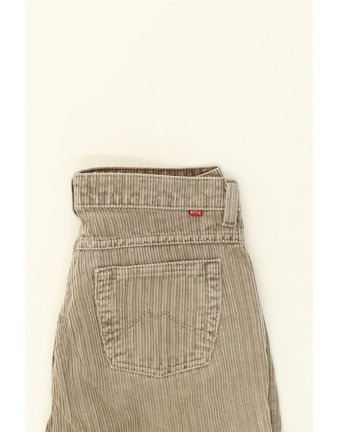 MUSTANG Womens Bootcut Corduroy Trousers W29 L27 Beige Cotton Vintage Mustang and Second-Hand Mustang from Messina Hembry 