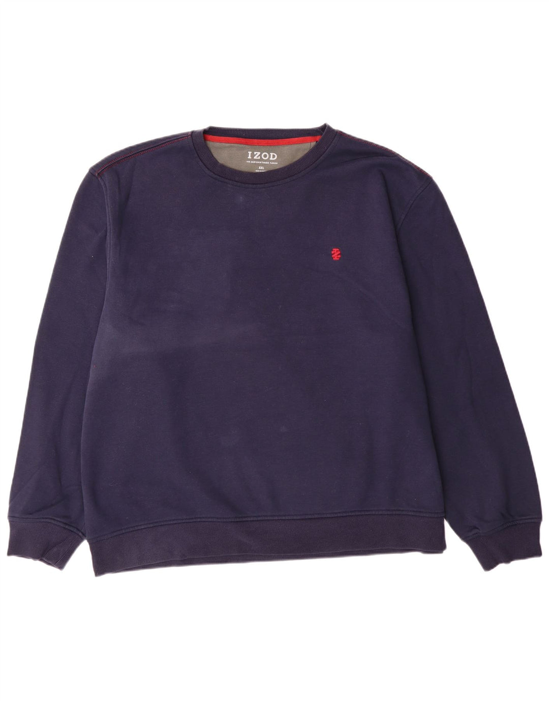 Izod moletom masculino jumper 2XL poliéster azul marinho