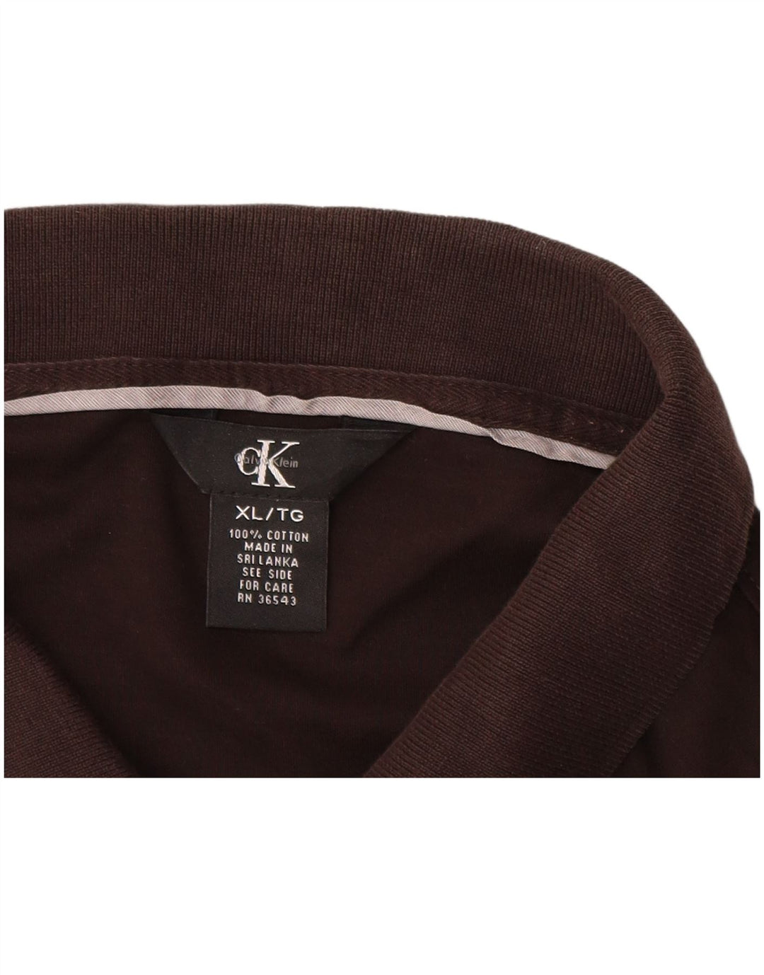 Camisa polo masculina CALVIN KLEIN XL algodão preto