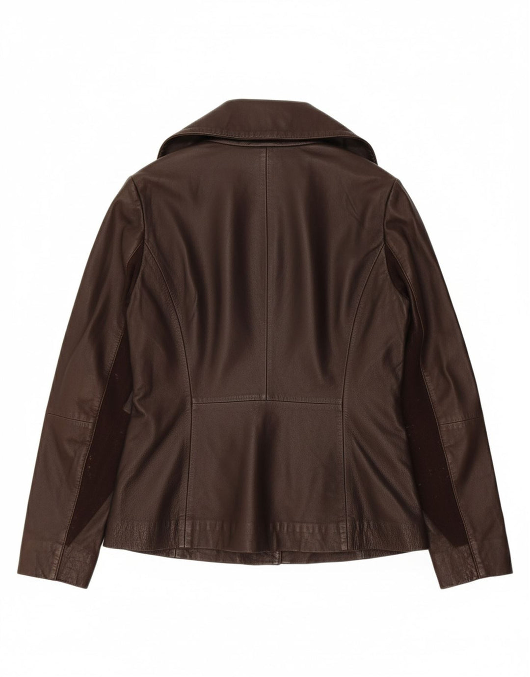 Jaqueta de couro feminina TED BAKER tamanho 4 grande couro marrom