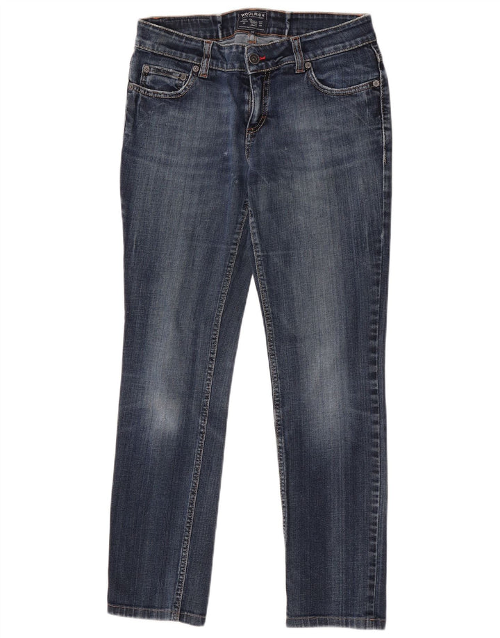 Jeans Slim Feminino Woolrich W28 L28 Azul