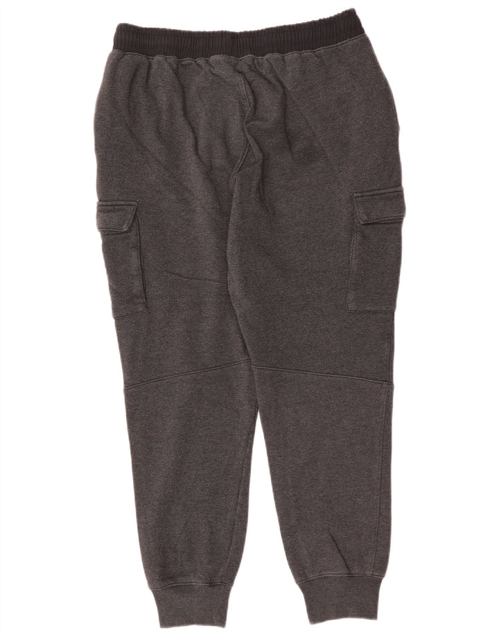 Calça de treino masculina Under Armour Cargo Joggers grande algodão cinza