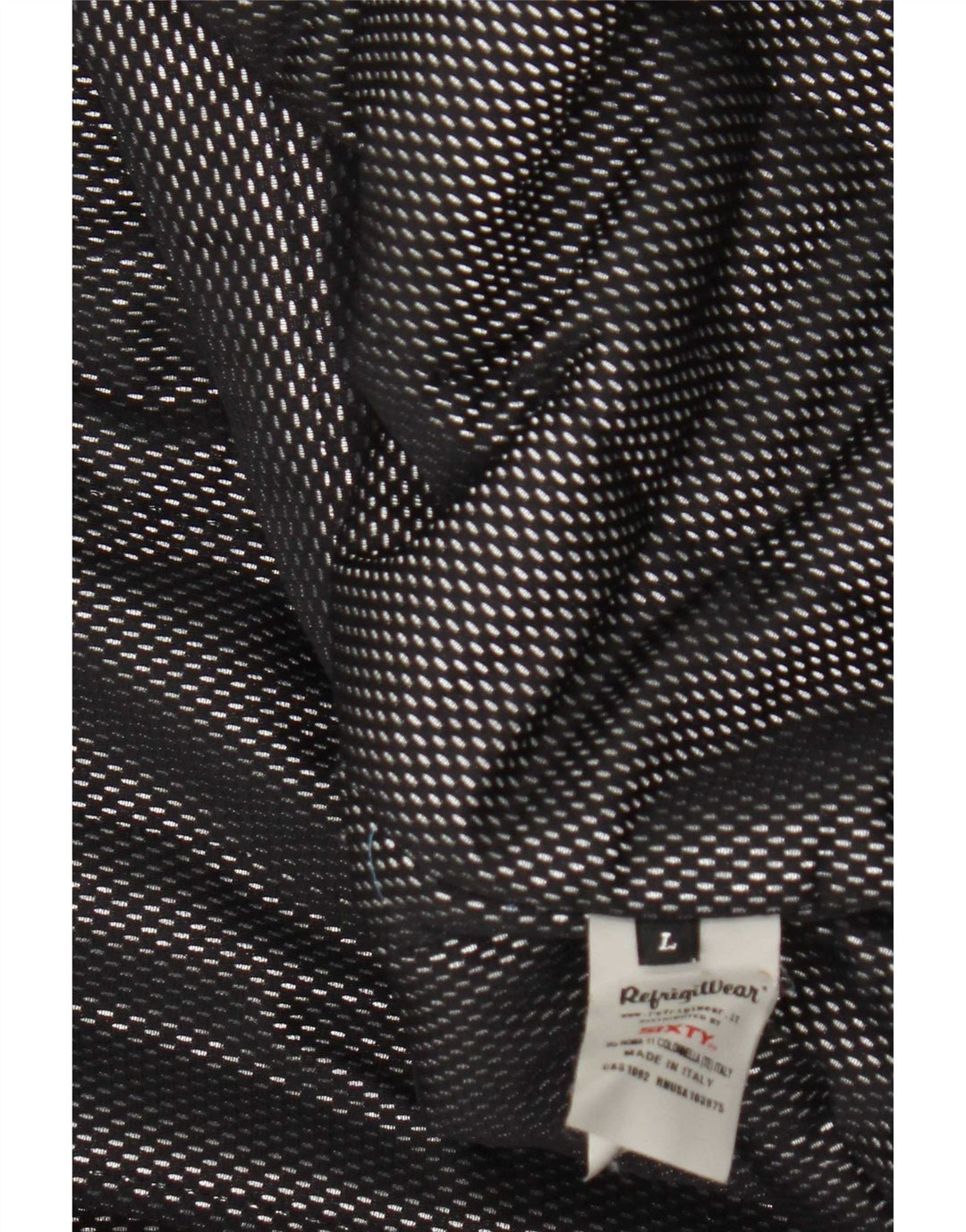 Jaqueta bomber masculina Refrigiwear UK 40 grande poliamida colorblock branca