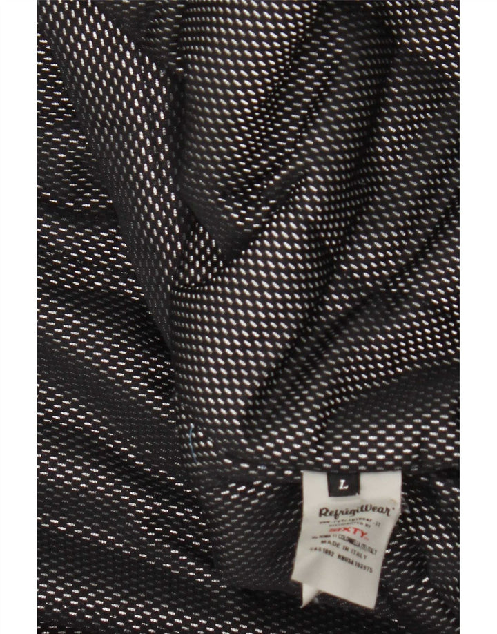 Jaqueta bomber masculina Refrigiwear UK 40 grande poliamida colorblock branca