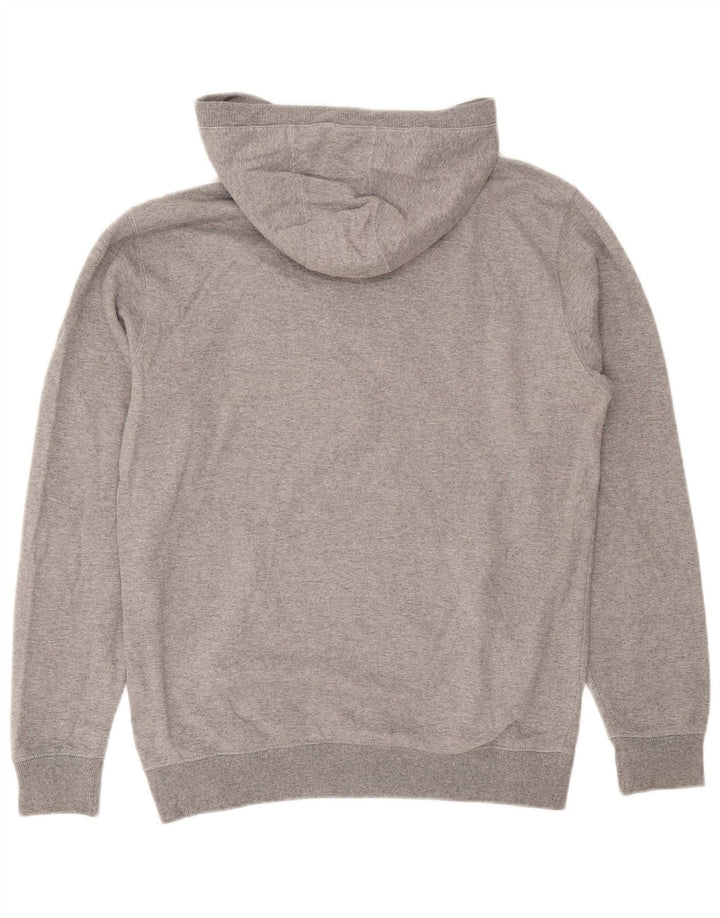 Vans Mens Graphic Hoodie Jumper Médio Cinza Algodão