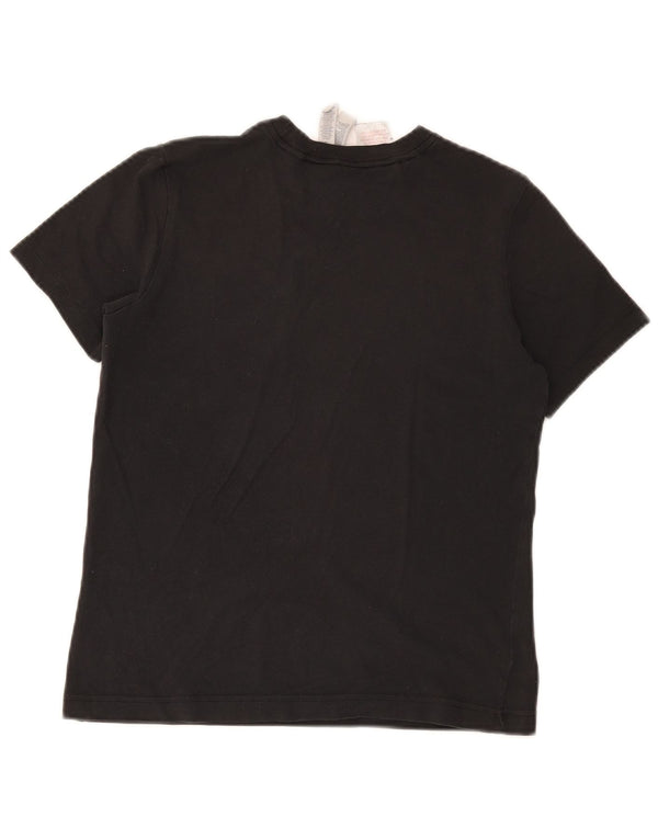 Camiseta Adidas Meninos Graphic Top 11-12 Anos Algodão Preto