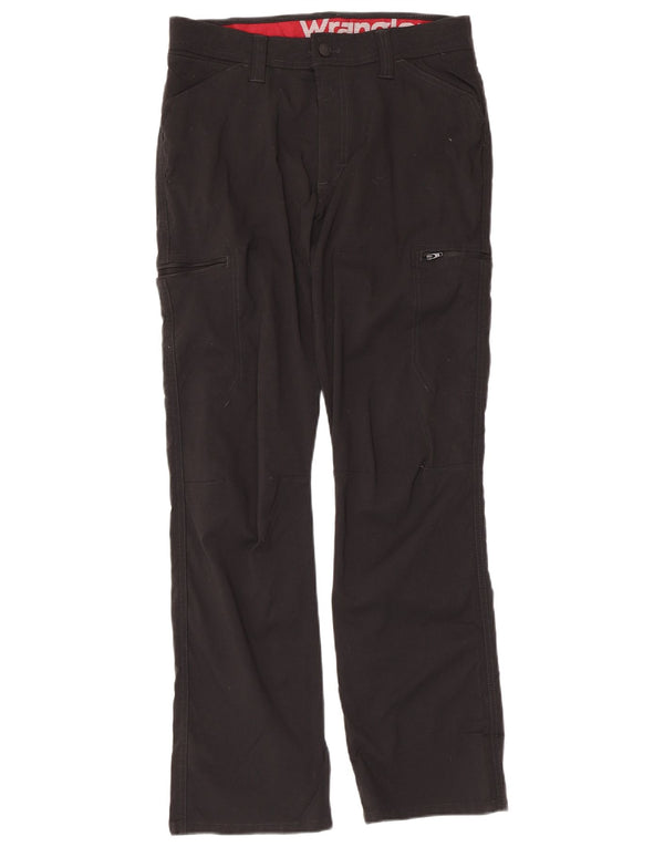 Calça cargo masculina Wrangler reta W32 L30 nylon preto