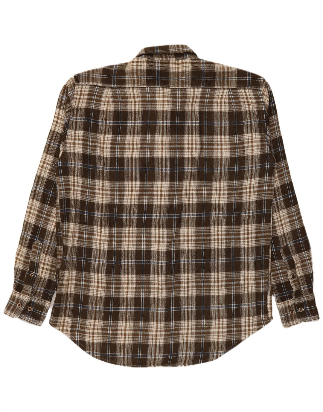 Camiseta masculina Nazca XL marrom xadrez acrílica