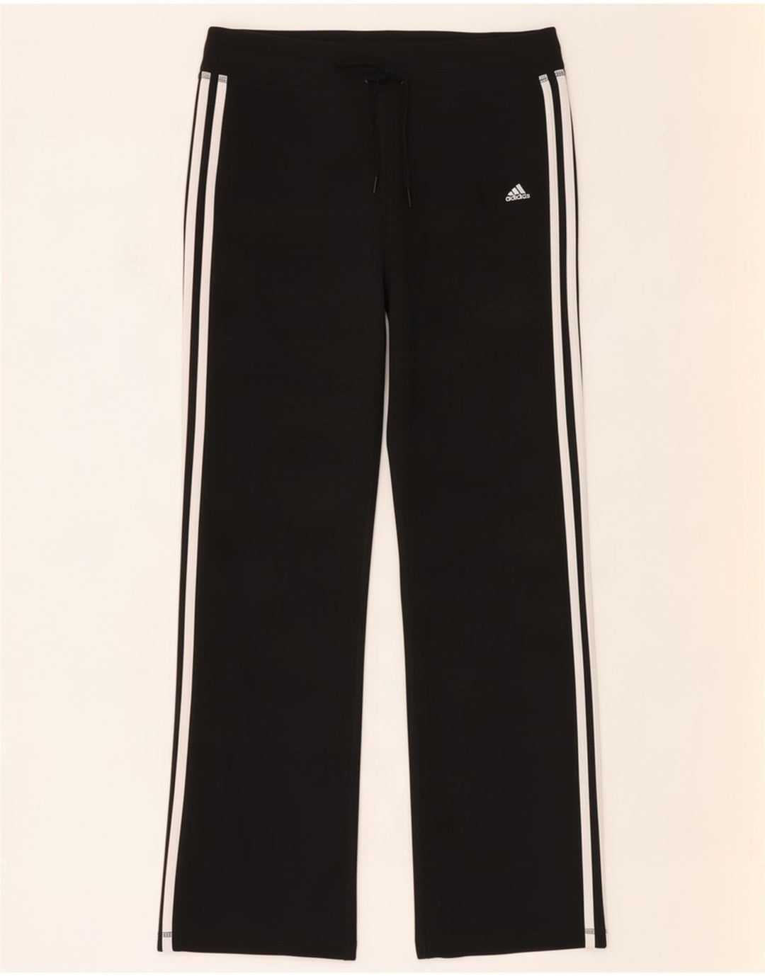 Calça de treino feminina Adidas UK 12/14 médio preto poliéster