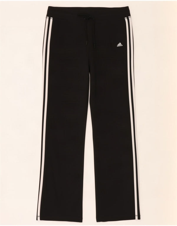 Calça de treino feminina Adidas UK 12/14 médio preto poliéster