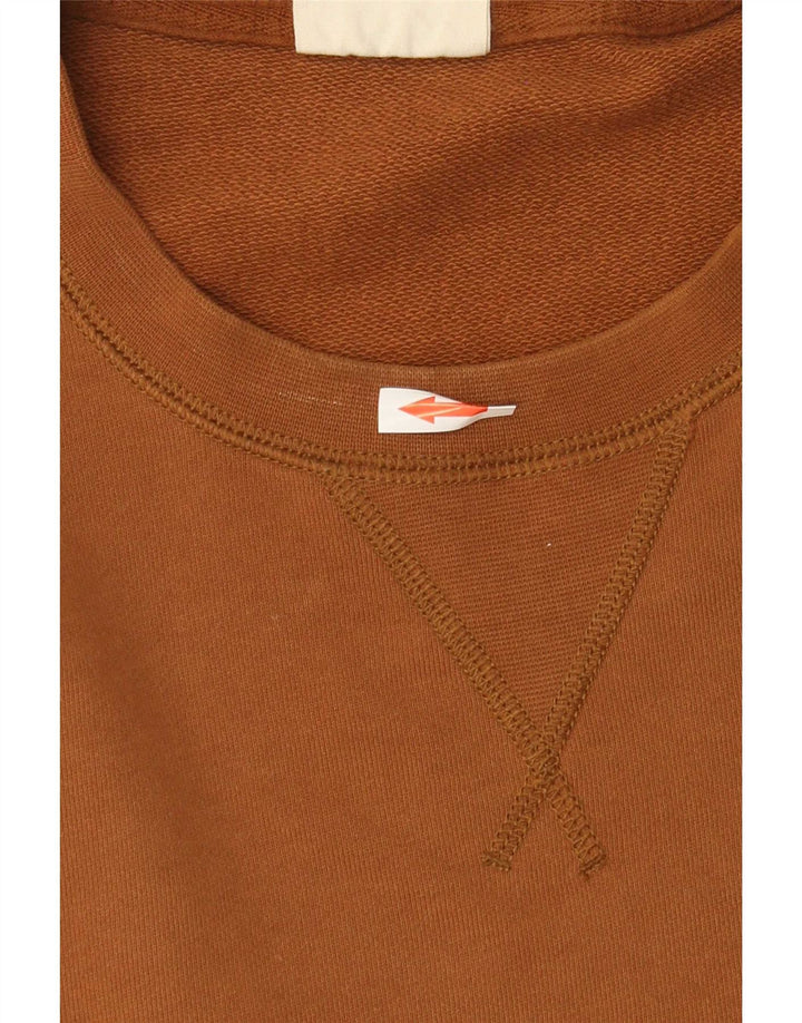 Suéter masculino Marks & Spencer grande algodão marrom