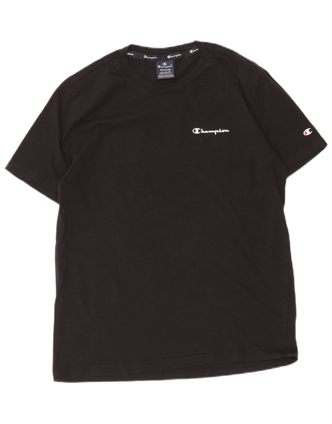 Camiseta masculina CHAMPION Top Médio Preto