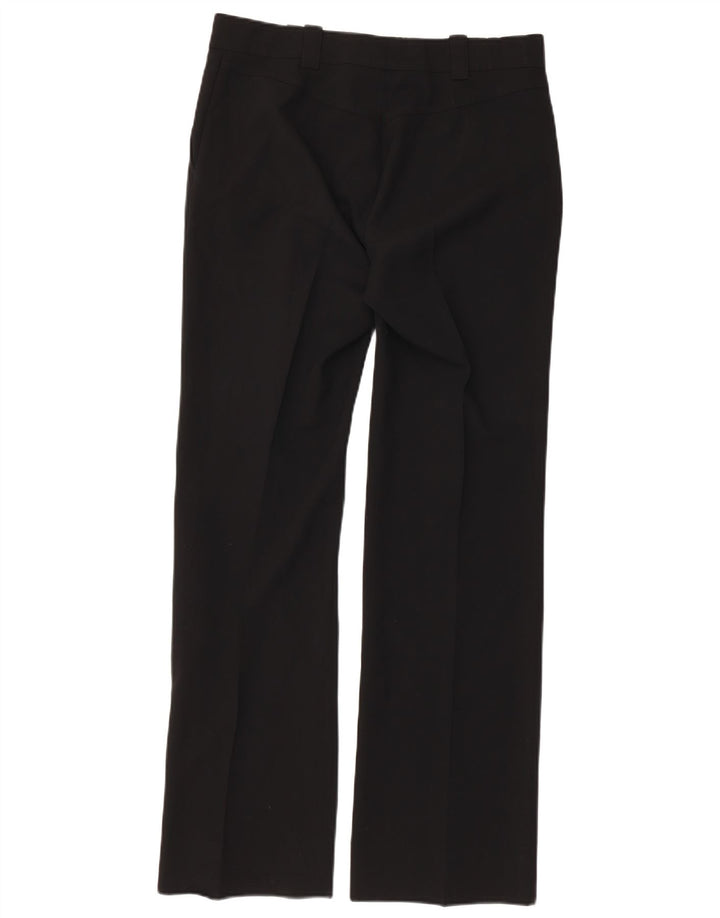 Calça feminina Gucci de terno reto IT 42 médio W30 L31 lã preta