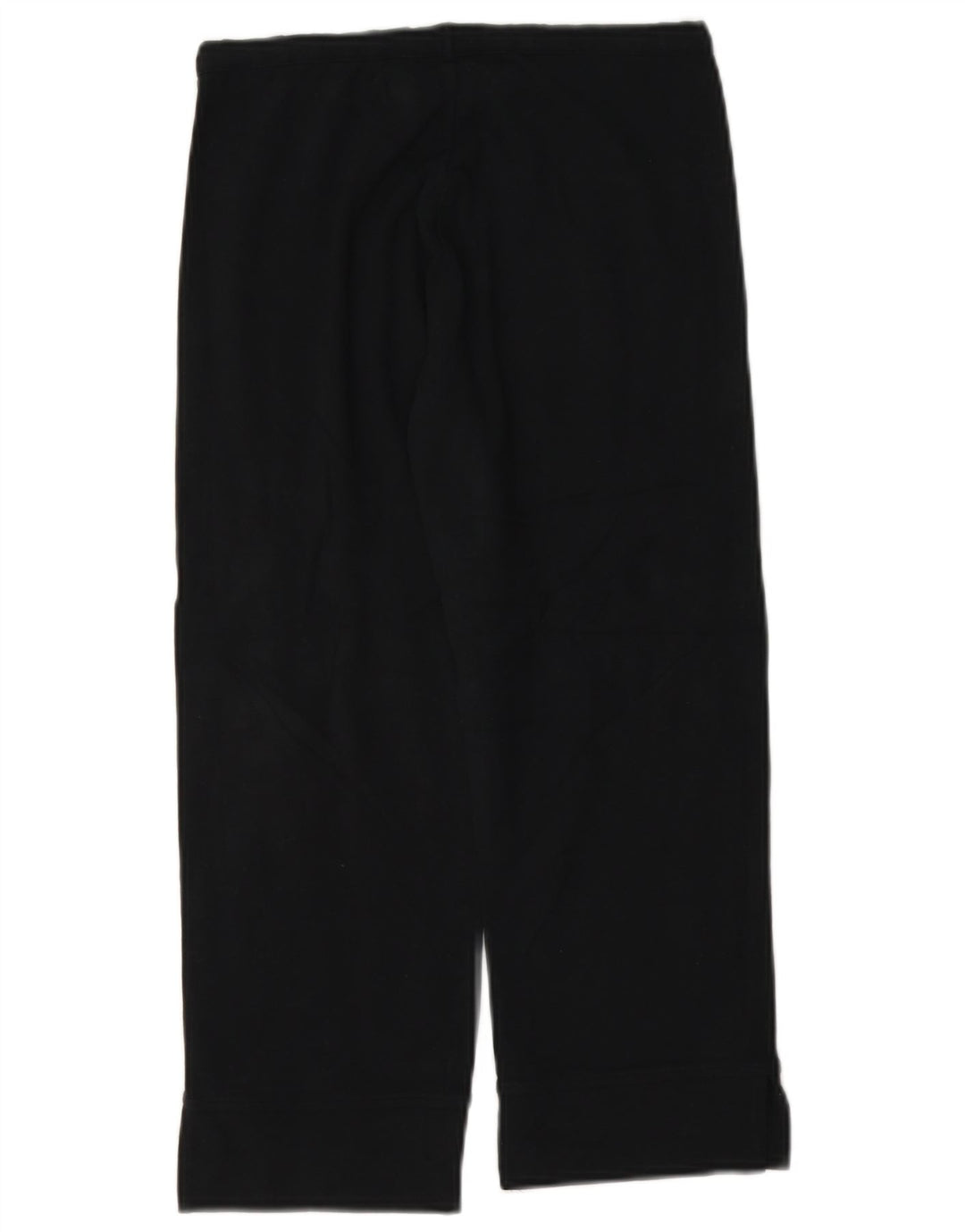 Reebok Mulher Capri Calças De Treino UK 12 Médio Preto