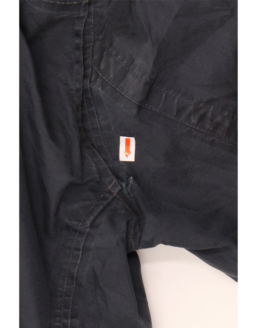 Jaqueta Parka masculina com capuz TIMBERLAND Reino Unido 40 grande algodão azul marinho