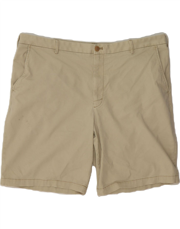 IZOD Mens Salt Water Chino Shorts W42 2XL Beige Cotton Vintage Izod and Second-Hand Izod from Messina Hembry 