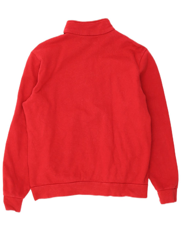 Moletom masculino Kappa com zíper e gola XL em algodão vermelho